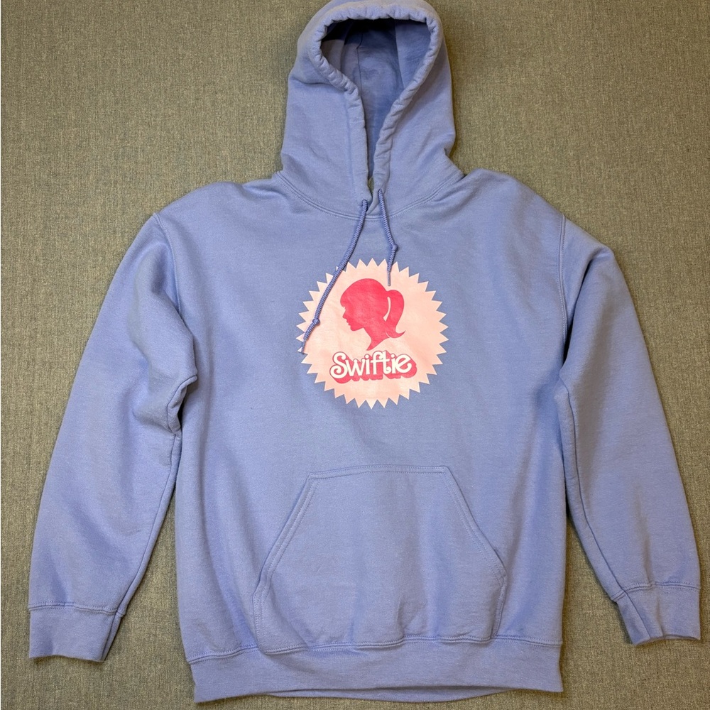 Swiftie Taylor Swift Barbie Pink Logo Lavender Hoodie